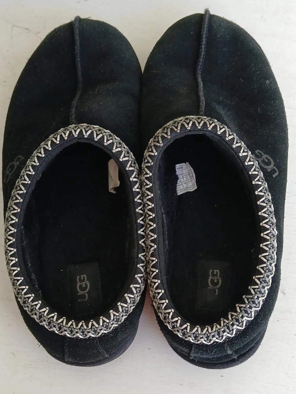 Men's UGG Tasman Slipper in Black Suede Size 11